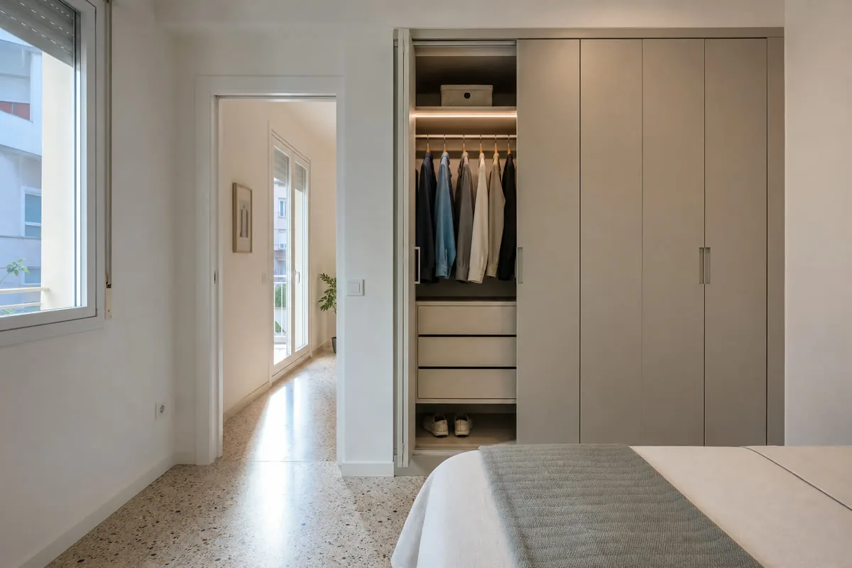 Visualización orientativa de muebles a medida en Sant Andreu, Barcelona