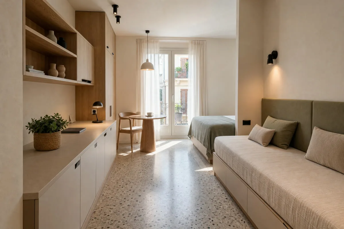 Visualización orientativa de mobiliario a medida para hoteles en Barcelona